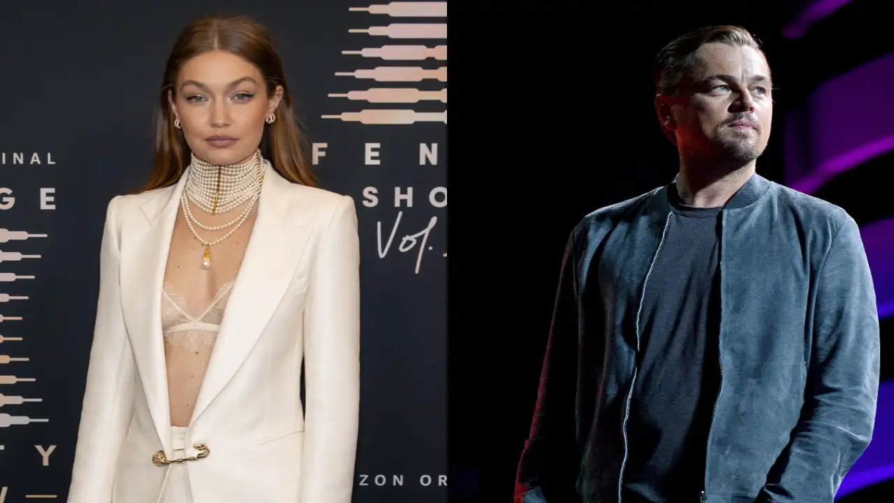 Leonardo DiCaprio and Gigi Hadid were spotted getting cosy at a New York party. Leonardo DiCaprio Gigi Hadid